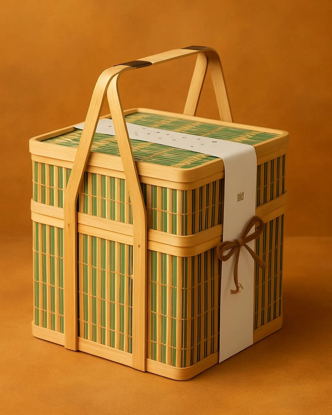 Bamboo Picnic Hamper