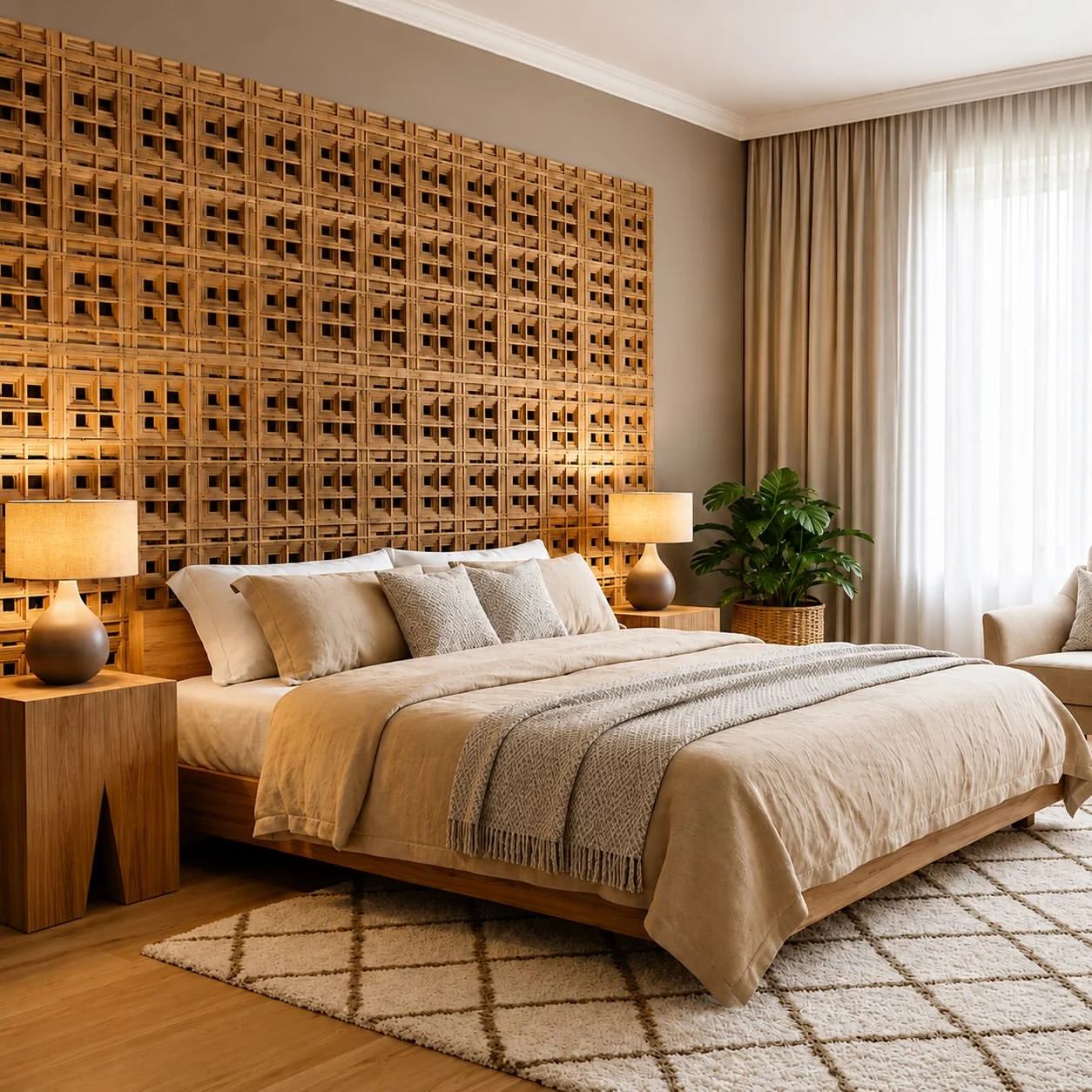 Rattan & Woven Panel